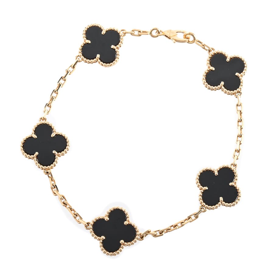 【中古A品】  ヴァンクリーフアーペル ヴィンテージアルハンブラ  VCARA41300 K18イエローゴールド 元町本店