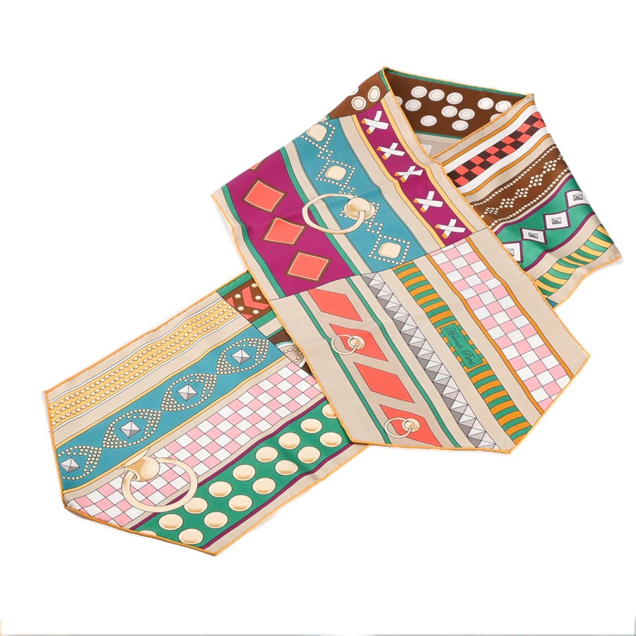 【未使用品】  エルメス マキシツイリー   シルク 銀座