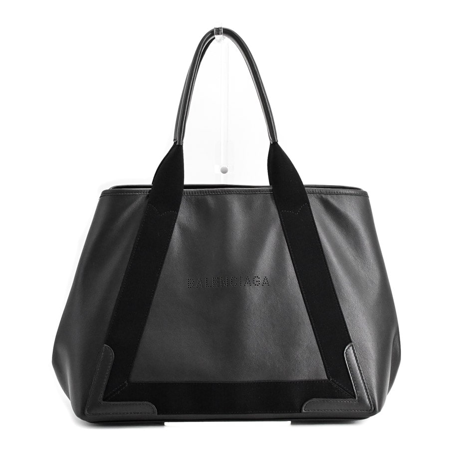 【中古AB品】  バレンシアガ ネイビーカバスM  581292 カーフ 新宿歌舞伎町店