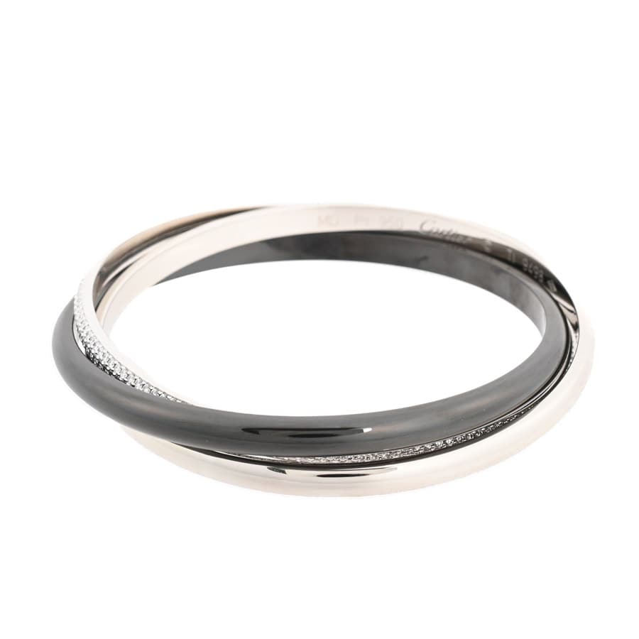 【中古A品】  カルティエ トリニティ  N6037517 プラチナ950/K18ホワイトゴールド(Pt950/K18WG) 銀座