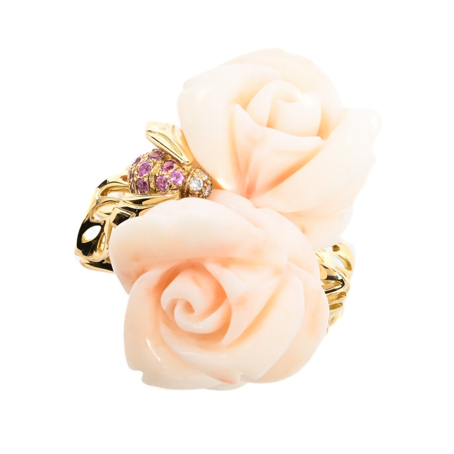 【中古B品】  ディオール ローズディオール プレカトラン   K18イエローゴールド 銀座