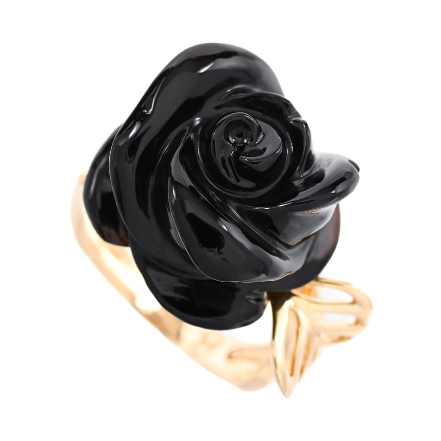 【中古A品】  ディオール ローズディオール プレ カトラン   K18イエローゴールド 銀座