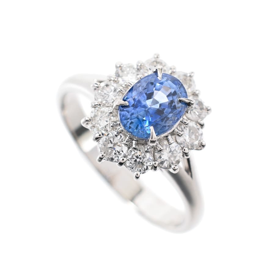 【中古A品】  ノンブランドジュエリー サファイア リング   プラチナ900 横浜関内店