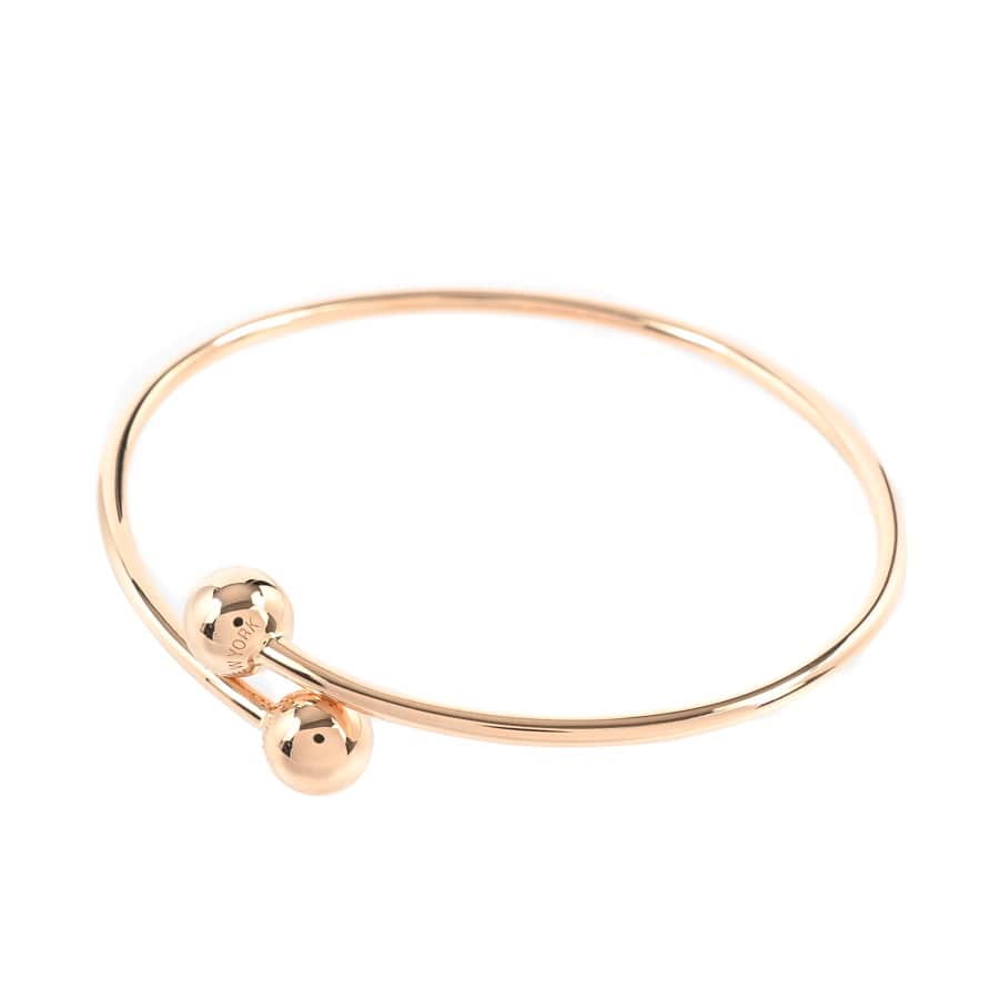 【中古A品】  ティファニー ハードウェアボール バイパス   K18ピンクゴールド 銀座