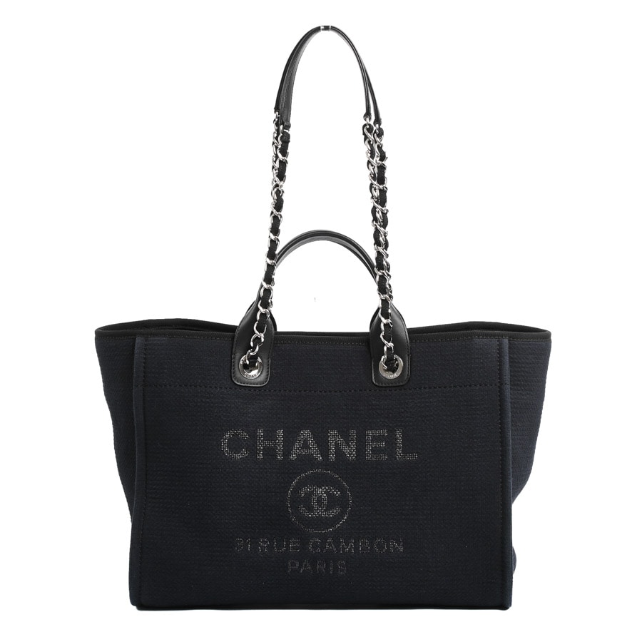 【中古AB品】  シャネル ドーヴィルショッピングバッグ ドーヴィル A66941 キャンバス 横浜関内店