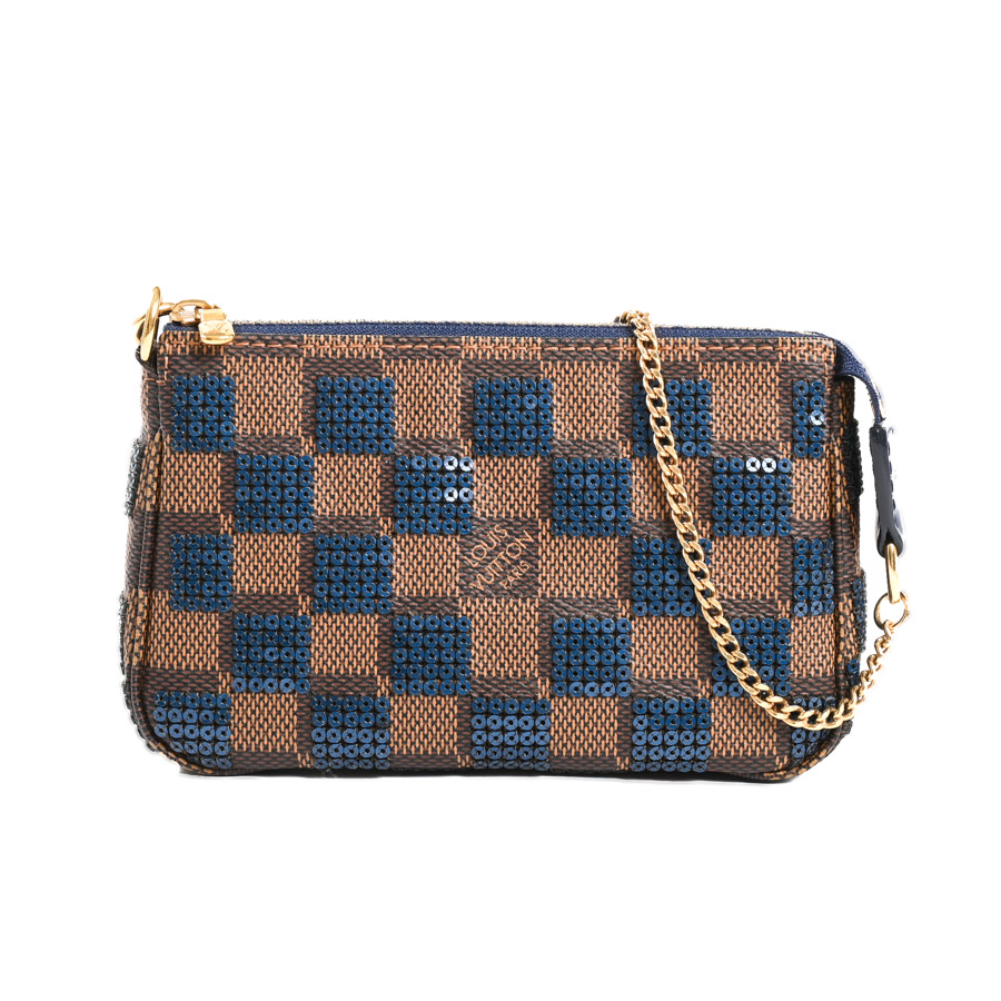 【中古A品】  ルイヴィトン ミニポシェットアクセソワール ダミエ N63175  新宿歌舞伎町店