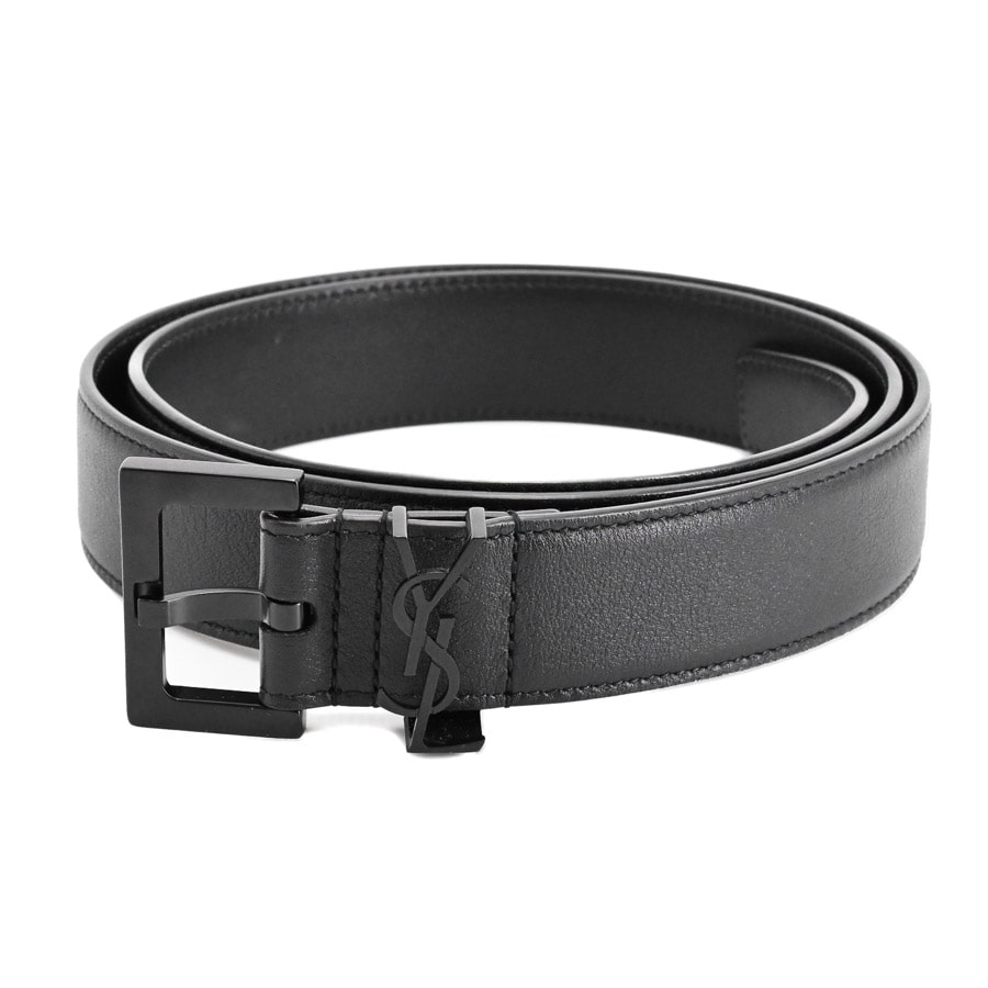 【中古A品】  サンローラン ベルト  634440 カーフ 新宿歌舞伎町店