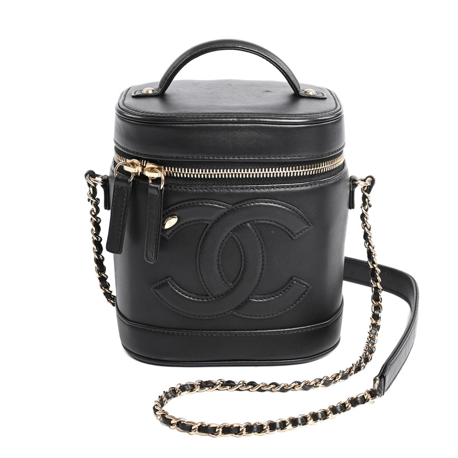 【中古A品】  シャネル チェーンヴァニティバッグ  AS0323 ラムスキン 元町本店