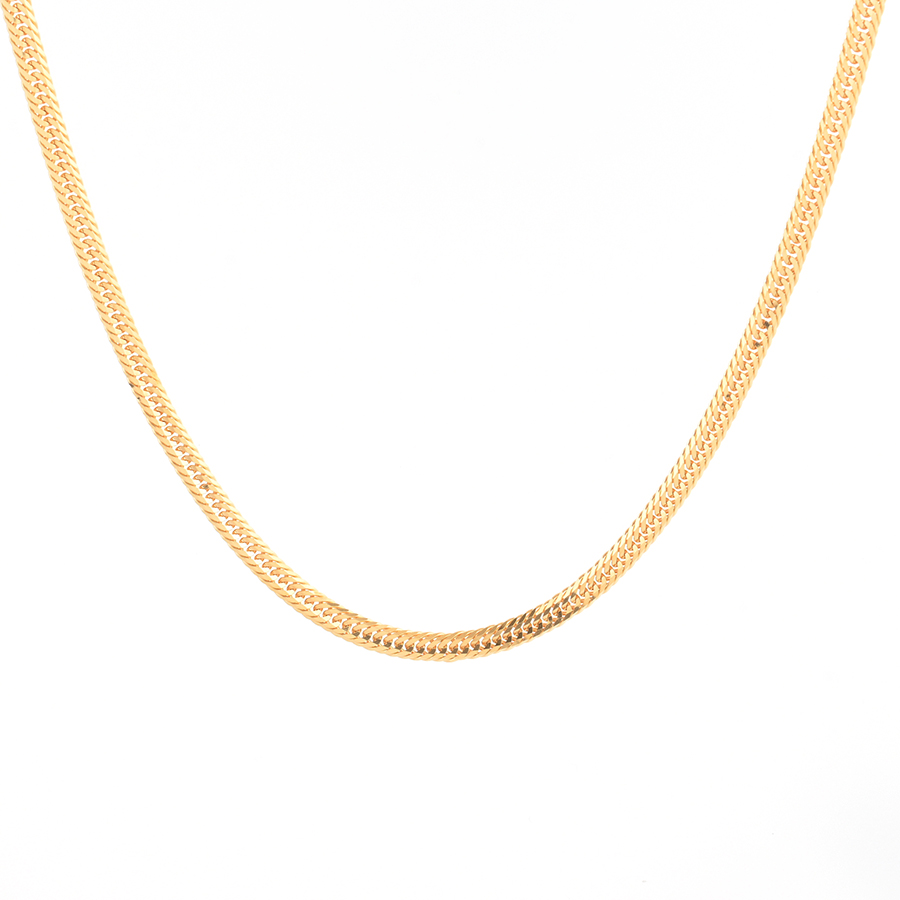 【中古A品】  ノンブランドジュエリー 喜平ネックレス 12面トリプル 20.5g   K18YG THE YOKOHAMA FRONT