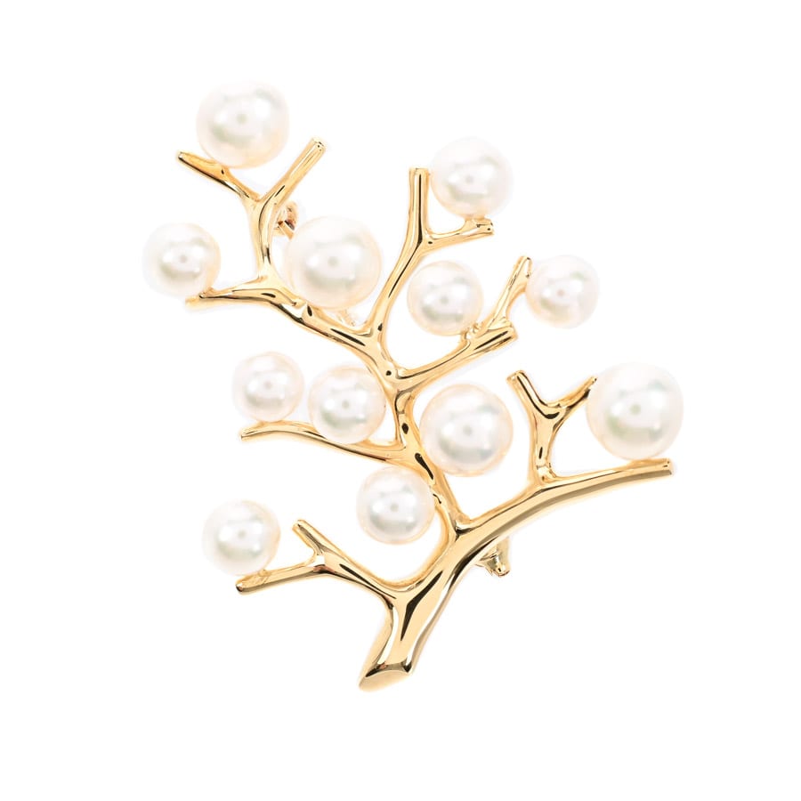 【中古A品】  ミキモト 幸福の木  PB-767AK K18イエローゴールド 元町本店