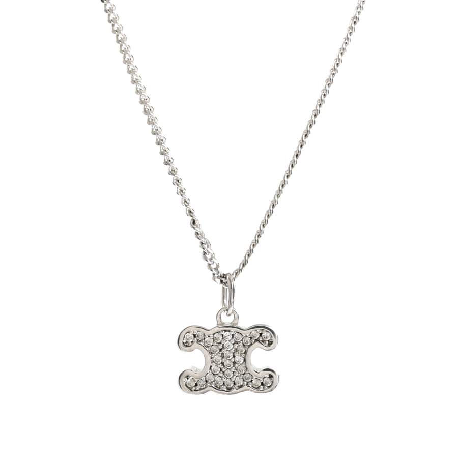 【中古A品】  セリーヌ トリオンフネックレス  460GB6 メタル 新宿歌舞伎町店