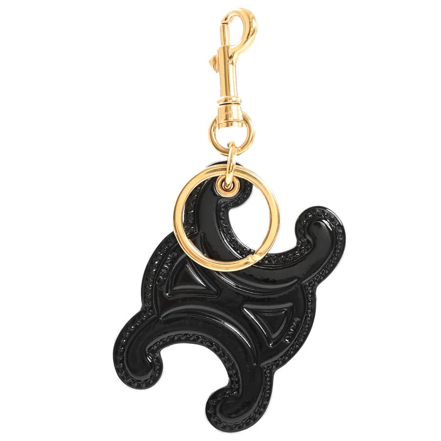 【中古A品】  セリーヌ トリオンフチャーム  49J423 パテントレザー 新宿歌舞伎町店