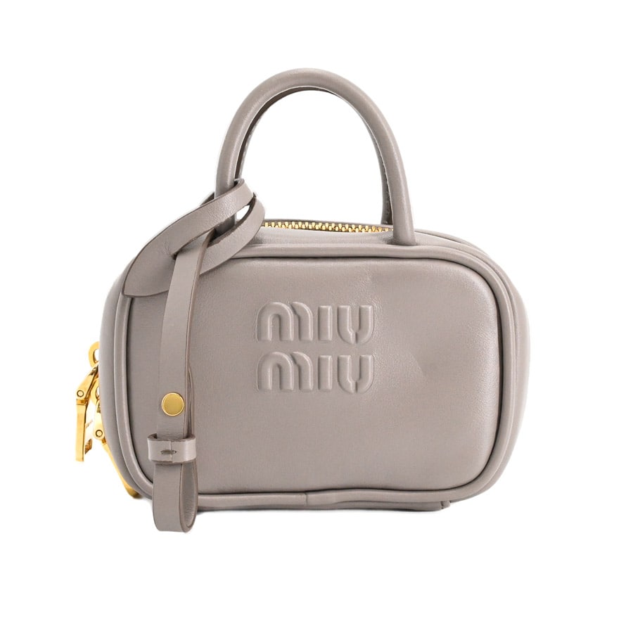 【中古SA品】  ミュウミュウ バッグチャーム  5NR036 カーフ THE YOKOHAMA FRONT