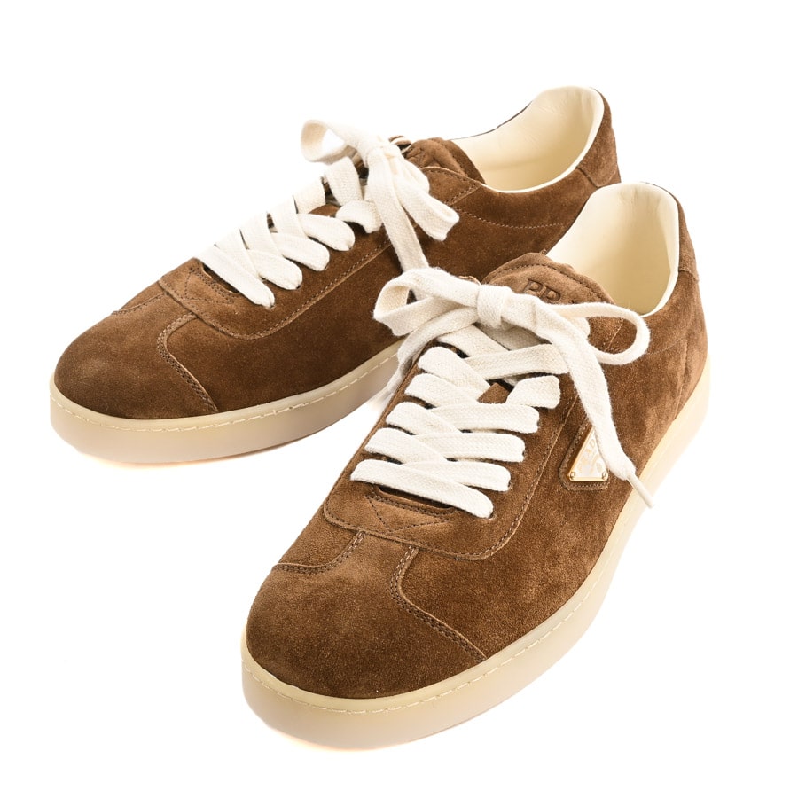 【未使用品】  プラダ スニーカー  2EE394 スウェード 銀座