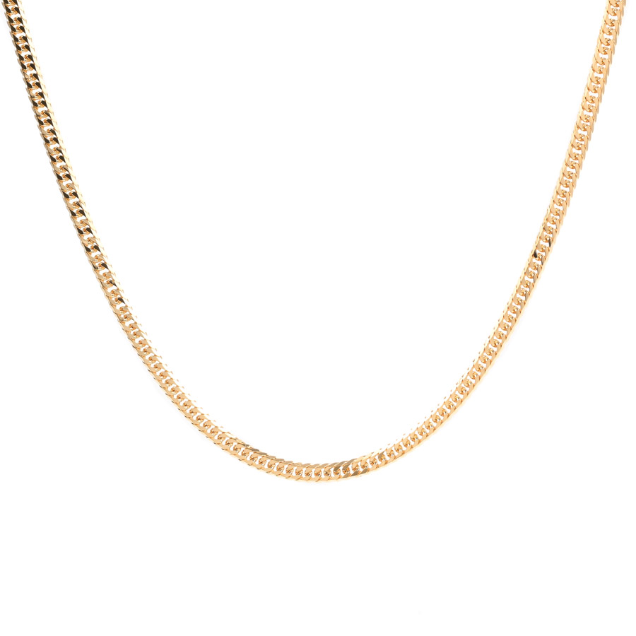 【新品】  ノンブランドジュエリー 喜平ネックレス 6面ダブル 20.2g   K18YG 銀座