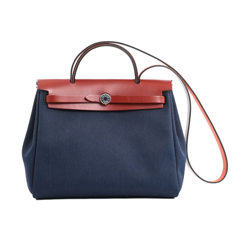 【中古SA品】  エルメス エールバッグジップ31ルトゥルネ   トワルミリタリー 横浜関内店