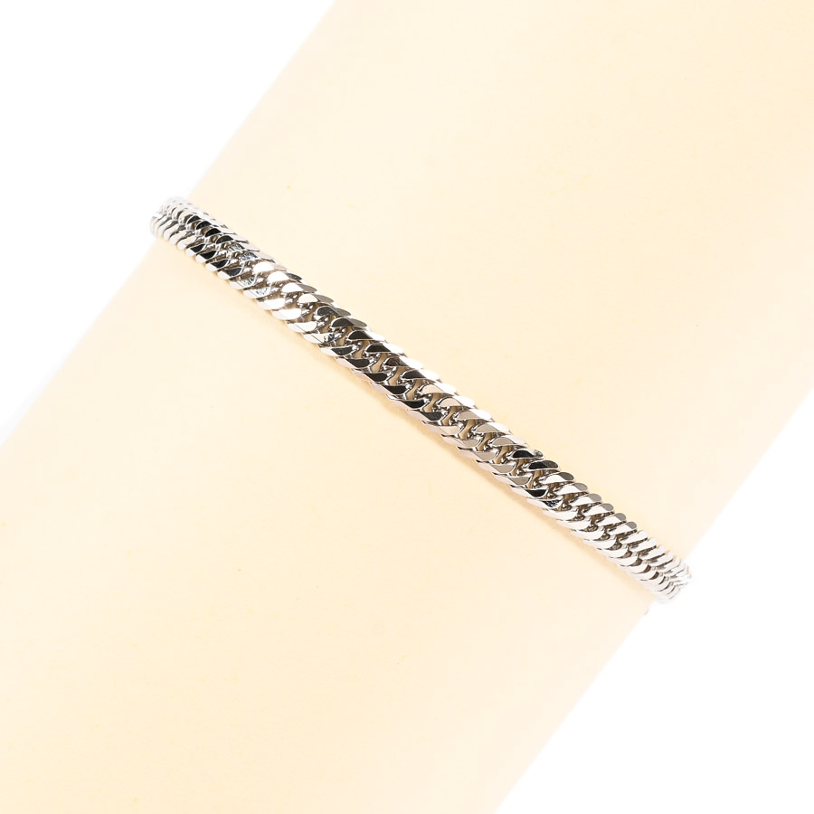 【新品】  ノンブランドジュエリー 喜平ブレスレット 6面ダブル 10.4g   プラチナ850 銀座