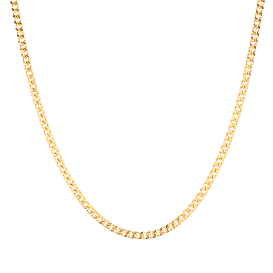 【中古A品】  ノンブランドジュエリー 喜平ネックレス 2面 17.0g   K18YG 横浜関内店