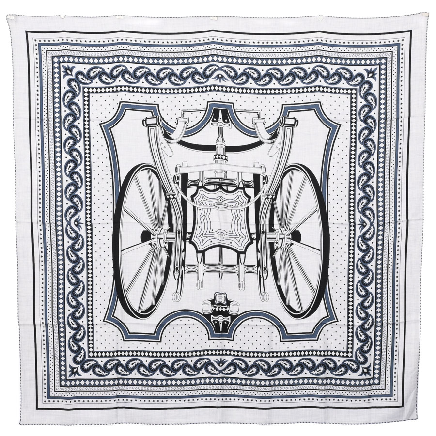 【未使用品】  エルメス カレ140   カシミア 元町本店