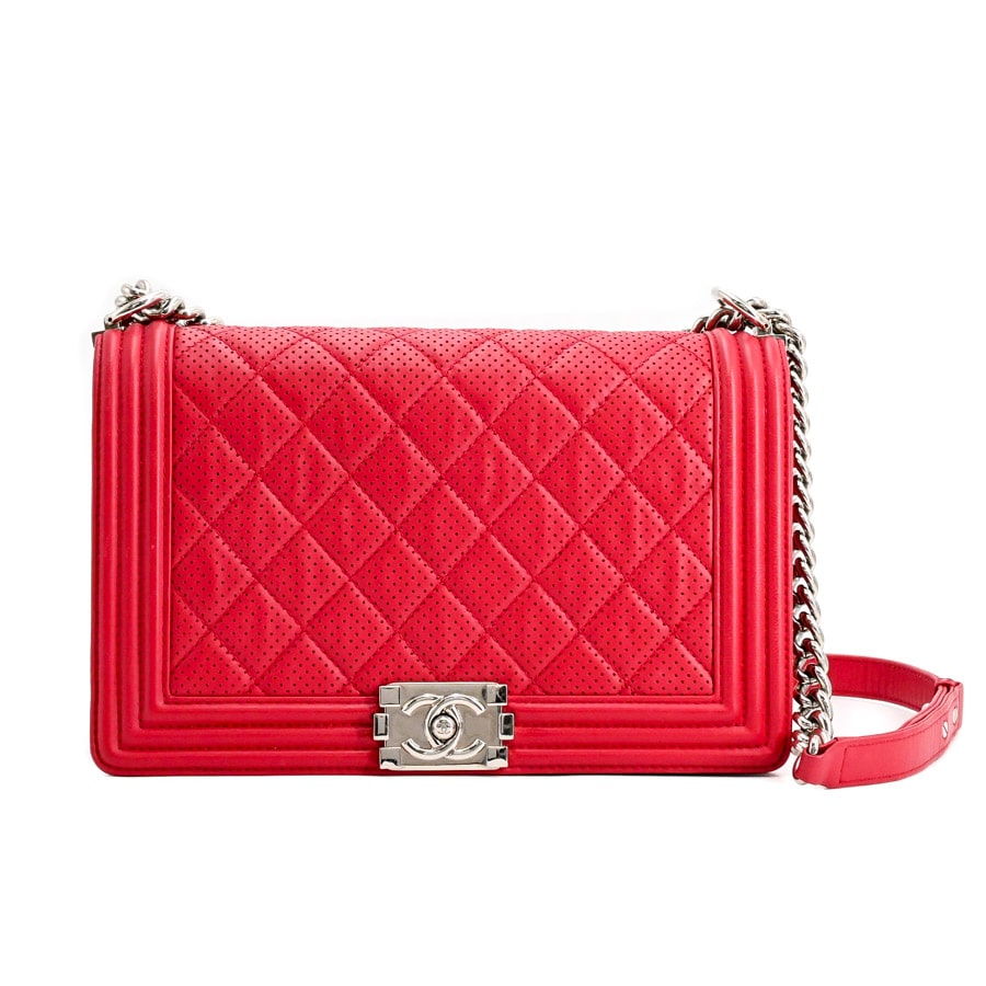 【中古AB品】  シャネル ボーイシャネルラージハンドバッグ ボーイシャネル A92193 カーフ 新宿歌舞伎町店