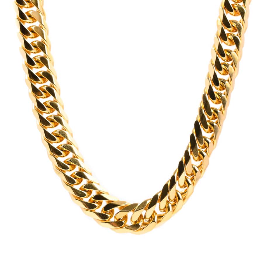 【中古A品】  ノンブランドジュエリー 喜平ネックレス 6面ダブル 300.3g   K18YG 横浜関内店