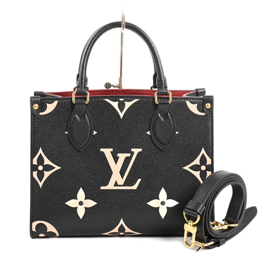 【中古A品】  ルイヴィトン オンザゴーPM バイカラーアンプラント M45659  元町本店