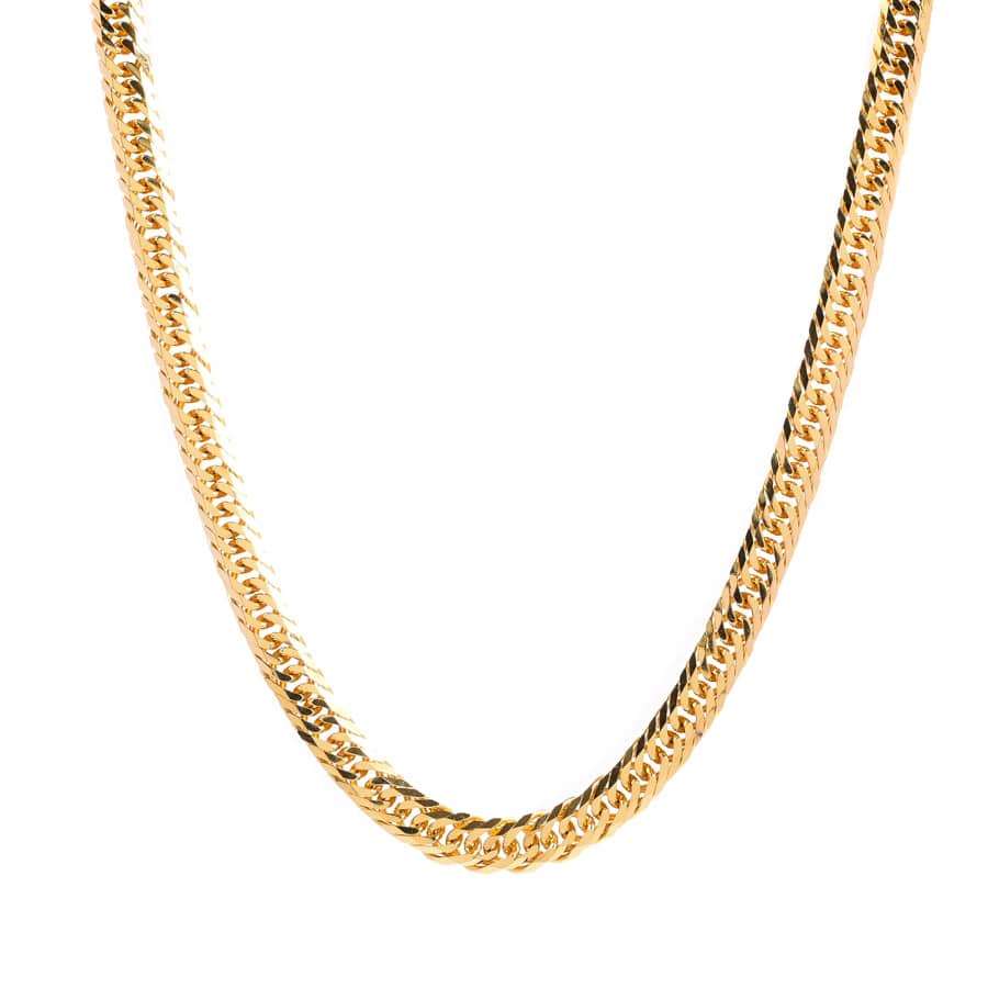 【中古A品】  ノンブランドジュエリー 喜平ネックレス 8面トリプル 30.3g   K18YG 元町本店