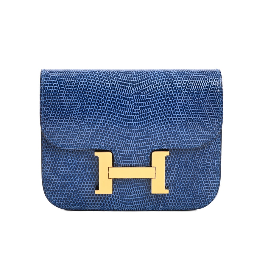 【未使用品】  エルメス コンスタンススリム   リザード 銀座