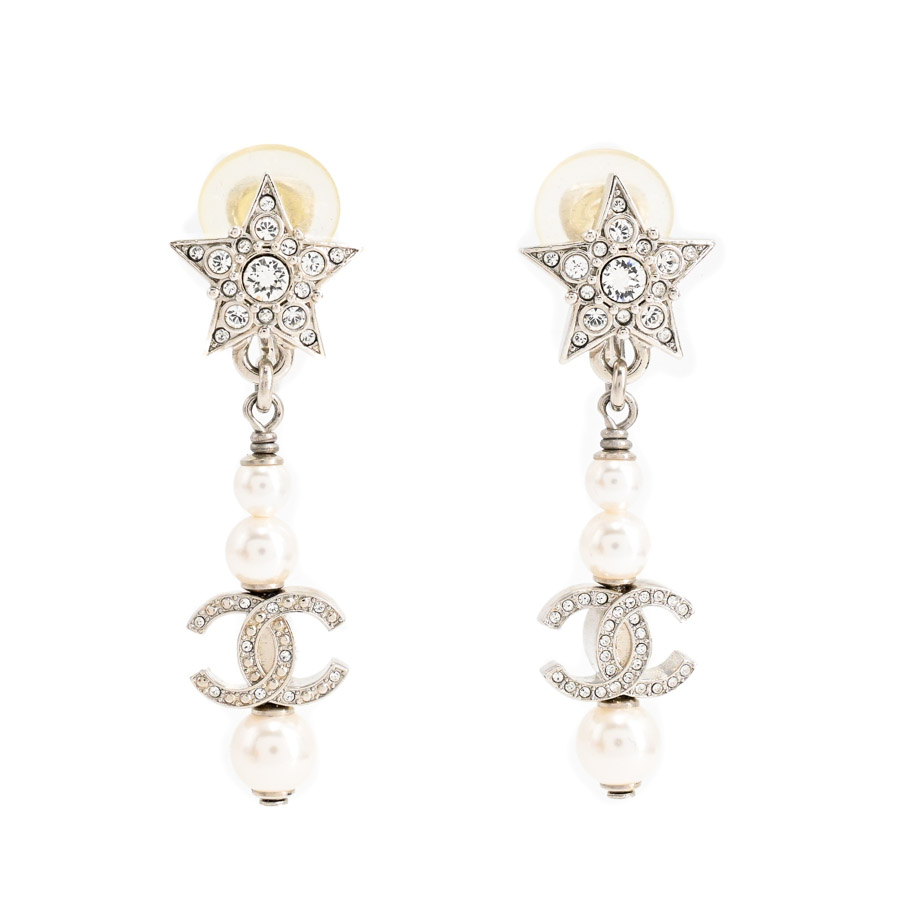 【中古A品】  シャネル イヤリング   メタル THE YOKOHAMA FRONT