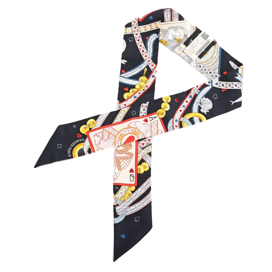 【新品】  エルメス ツイリービジューピケ   シルク 銀座