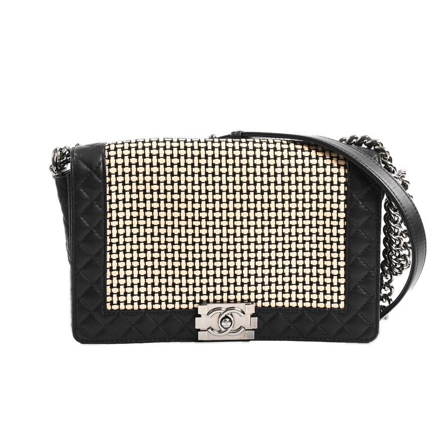 【中古A品】  シャネル ボーイシャネルチェーンショルダーバッグ ボーイシャネル  ラムスキン 横浜関内店