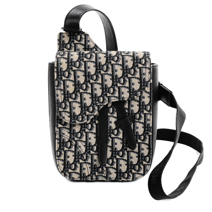 【中古AB品】  ディオール サドルショルダーバッグ   ジャガード 新宿歌舞伎町店