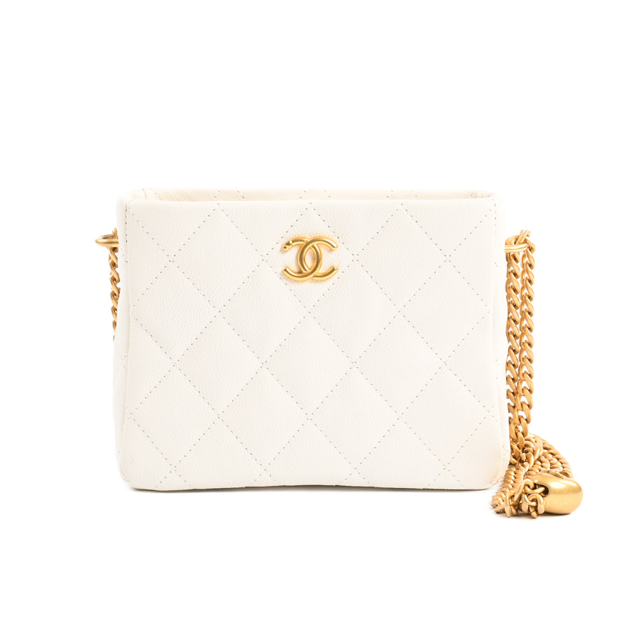 【中古A品】  シャネル ミニホーボーバッグ  AS3830 キャビア 横浜関内店