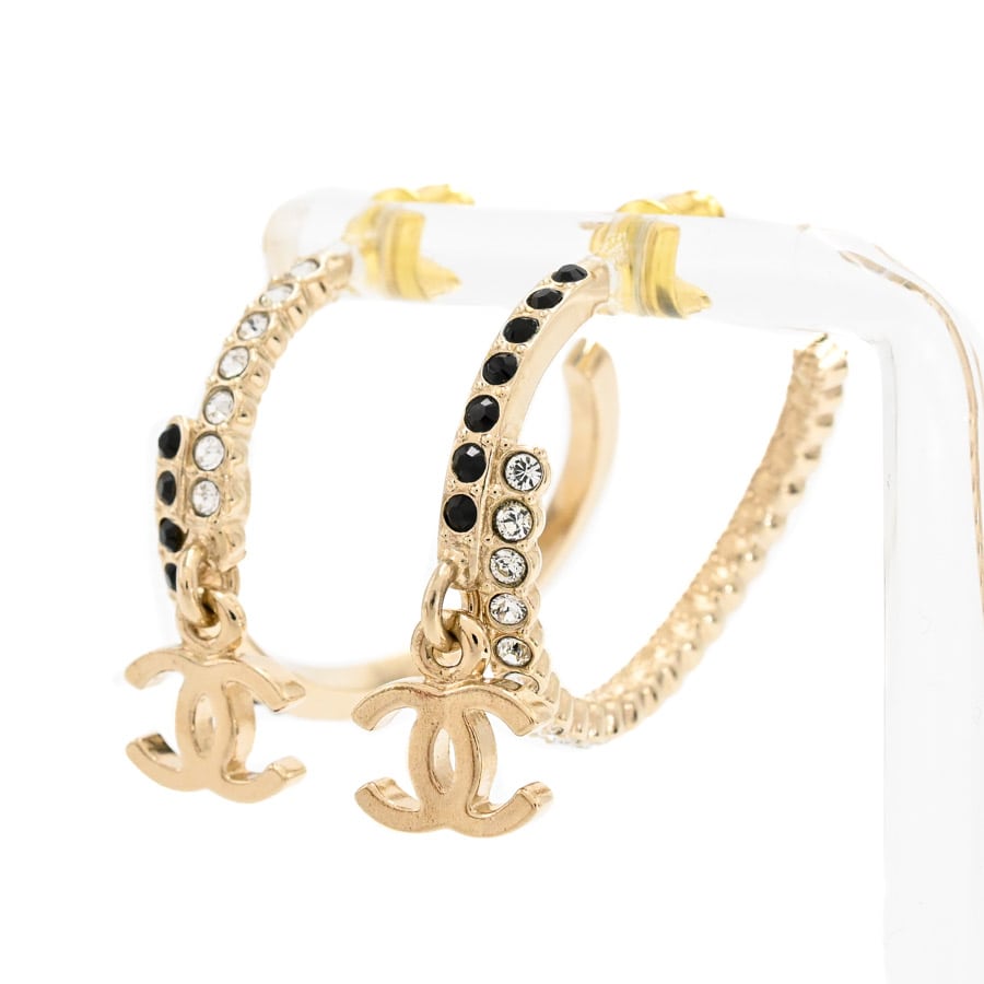 【中古A品】  シャネル ピアス  AB9195 ゴールドメッキ 元町本店