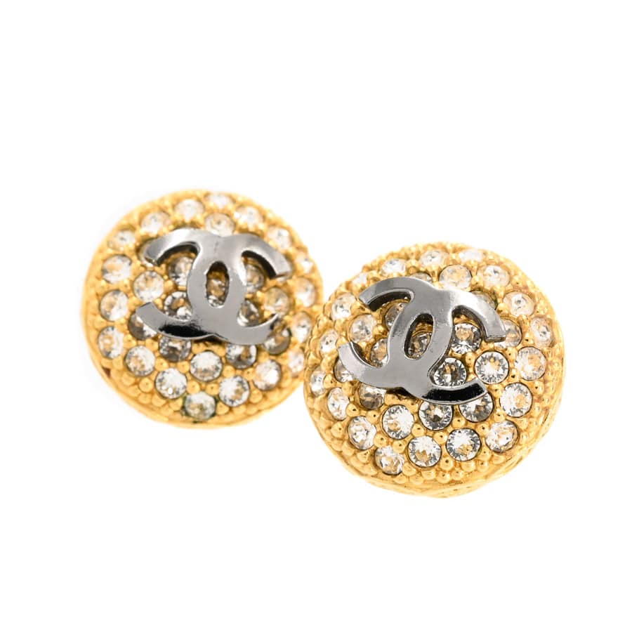 【中古A品】  シャネル ピアス  AB4397 ゴールドメッキ 元町本店