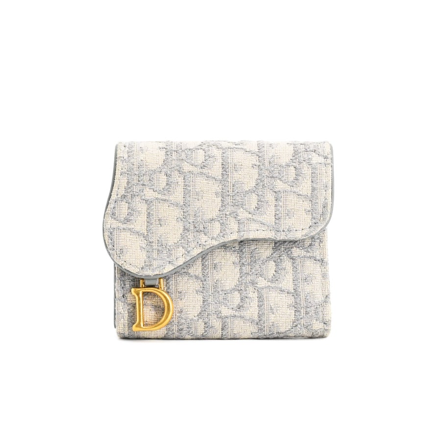 【中古AB品】  ディオール サドルロータスウォレット  S5652CTZQ_M932 ジャガード 新宿歌舞伎町店