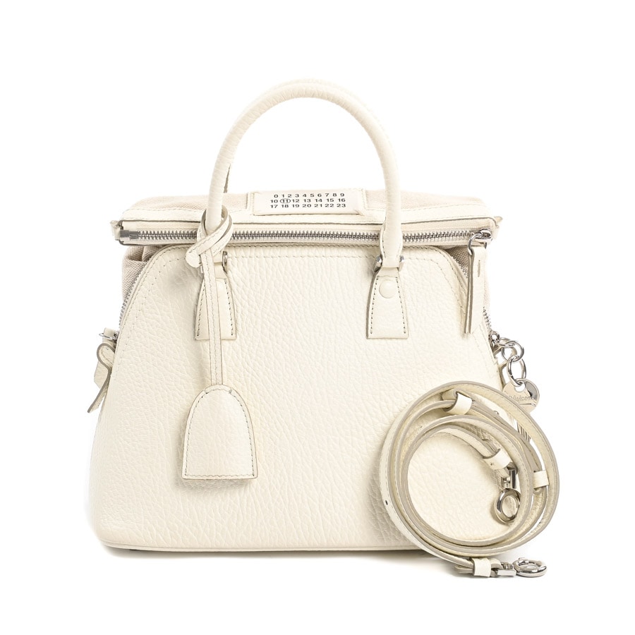 【中古AB品】  メゾンマルジェラ 5ACクラシックミニ  S56WG0082 型押しレザー 元町本店