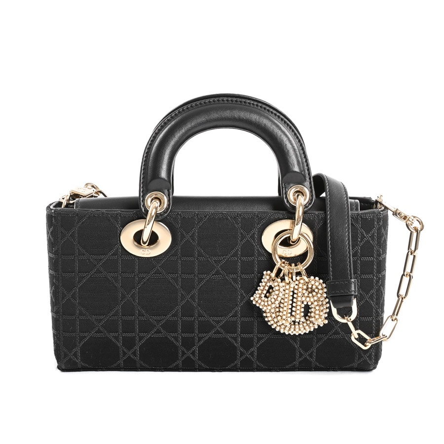 【中古SA品】  ディオール Lady D-Joyバッグスモール  M0613OMHY-M900 ジャガード THE YOKOHAMA FRONT