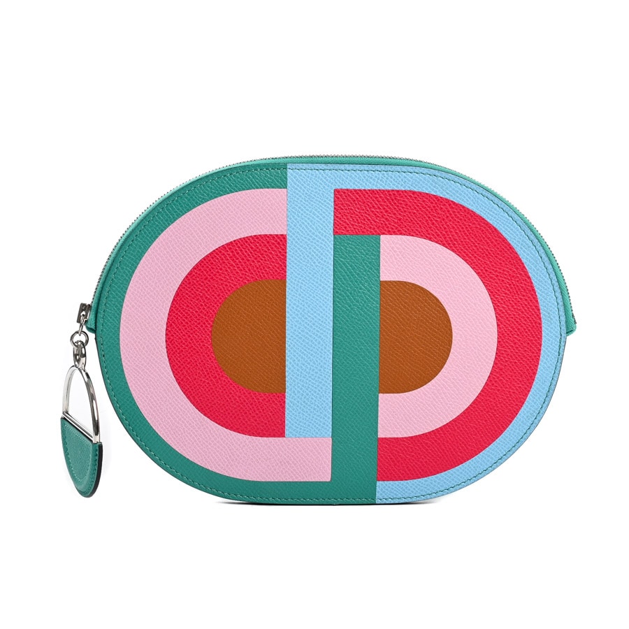 【中古AB品】  エルメス インザループトゥーゴーポーチ   ヴォーエプソン 銀座