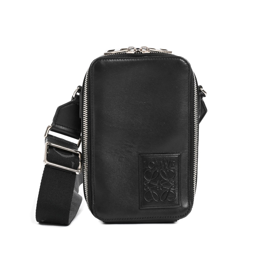 【中古AB品】  ロエベ バーティカルクロスボディポケット  C565S59X01 カーフ 元町本店