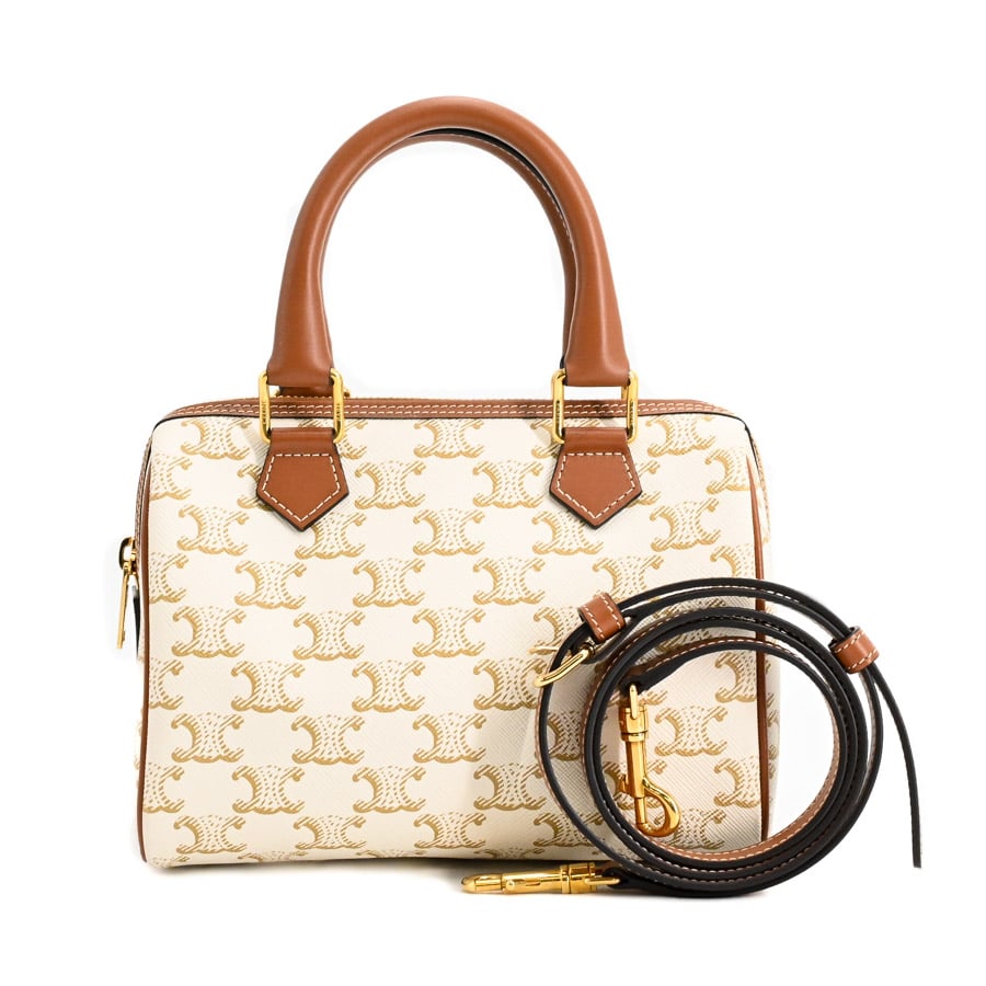 【中古A品】  セリーヌ スモールボストン  197582 トリオンフキャンバス 新宿歌舞伎町店