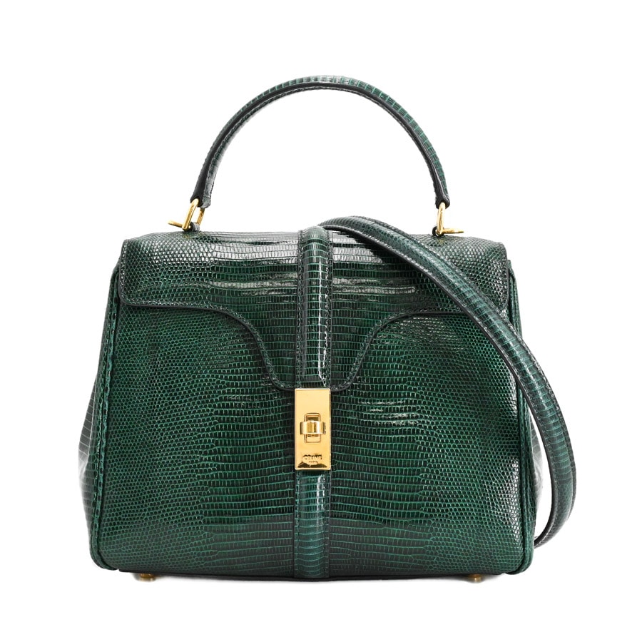 【中古A品】  セリーヌ スモール16セーズ   リザード 新宿歌舞伎町店