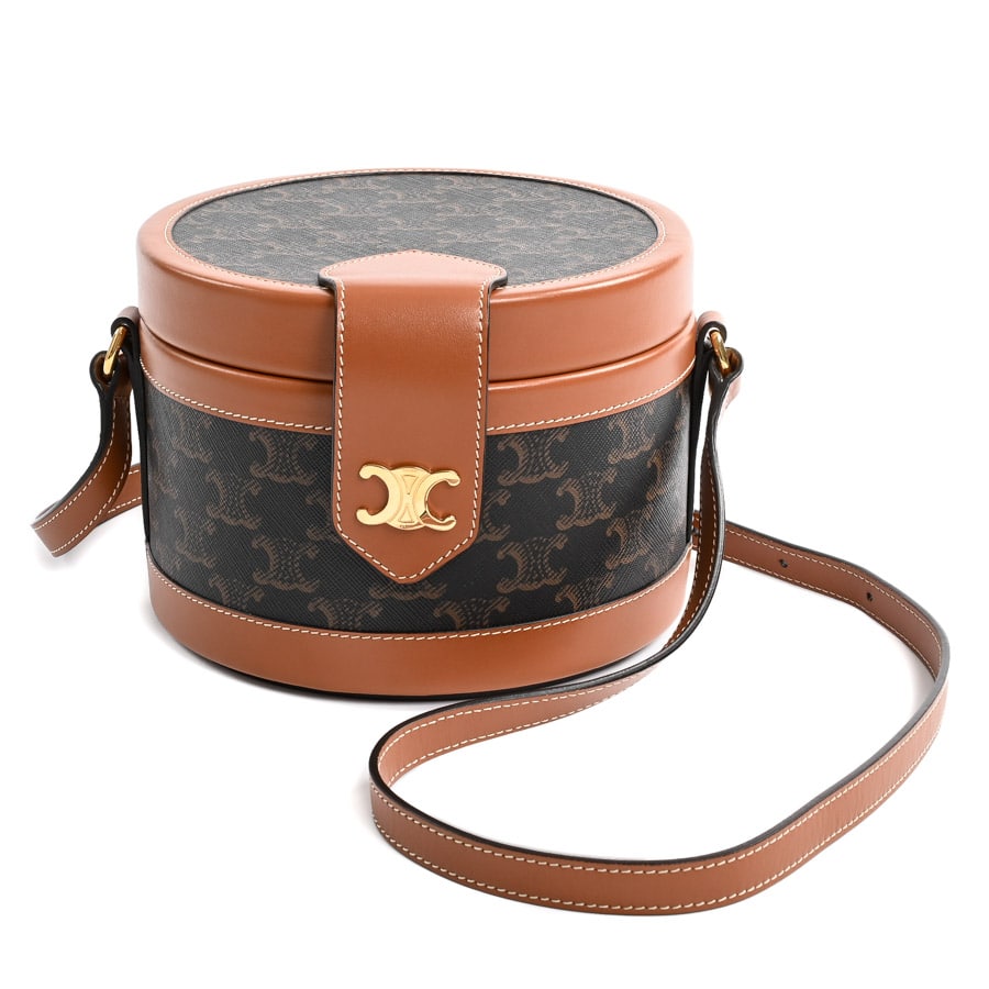 【中古A品】  セリーヌ タンブールミディアム  195192 トリオンフキャンバス 新宿歌舞伎町店