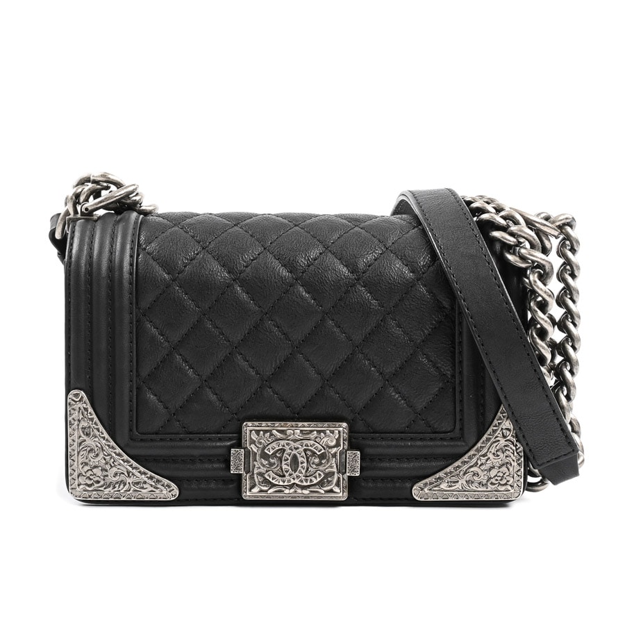 【中古A品】  シャネル ボーイシャネルスモールハンドバッグ ボーイシャネル A67085 カーフ 新宿歌舞伎町店