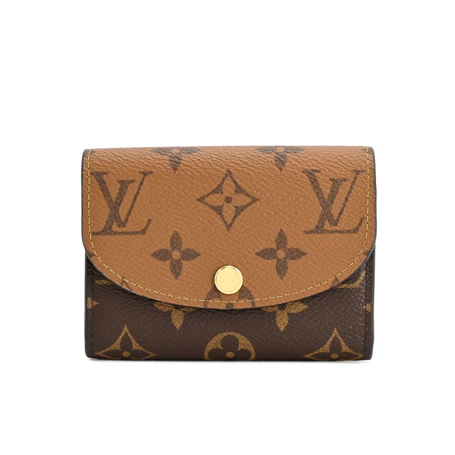 【未使用品】  ルイヴィトン ポルトモネロザリ モノグラムリバース M82333  銀座