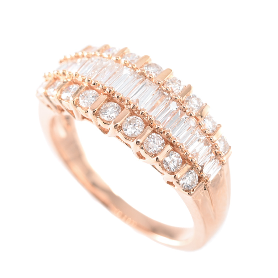 【中古A品】  ノンブランドジュエリー ダイヤ リング   K18ピンクゴールド 横浜関内店