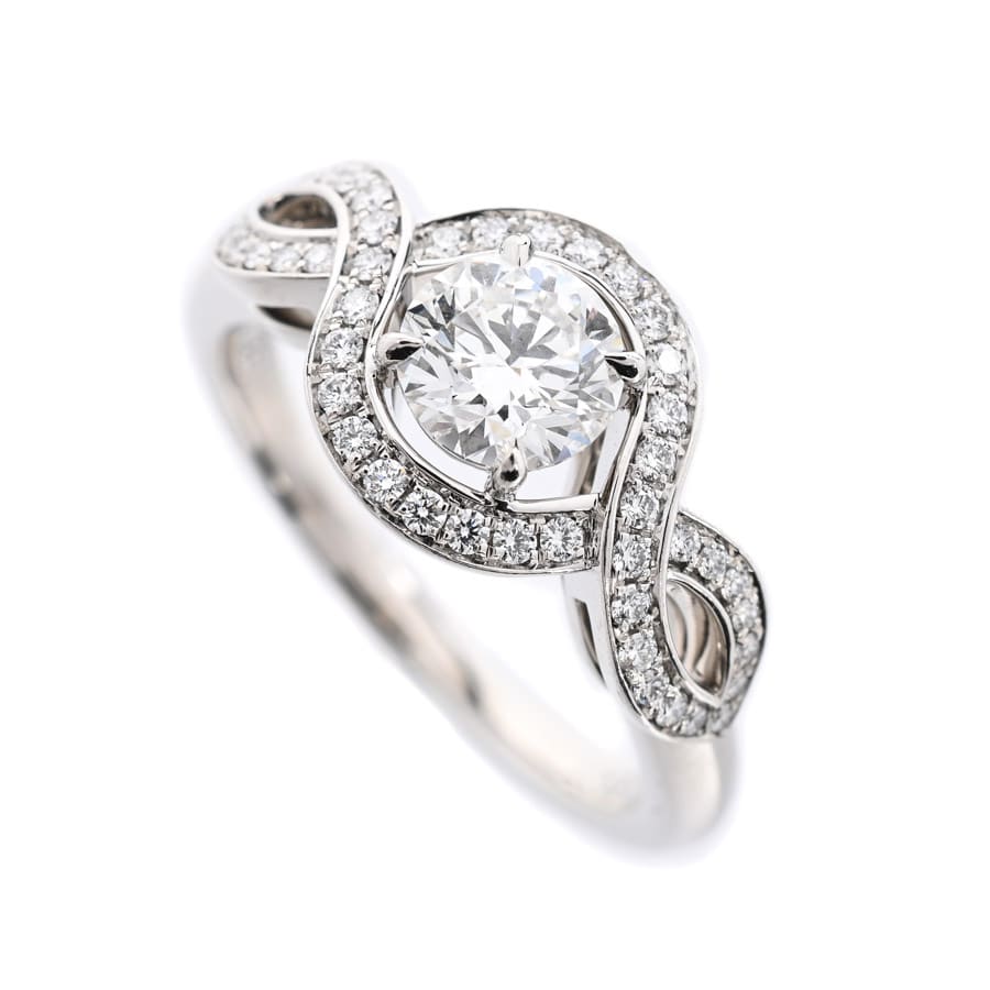 【中古A品】  ハリーウィンストン リリークラスター エンゲージメント  RGDPRD005LC Pt950 横浜関内店