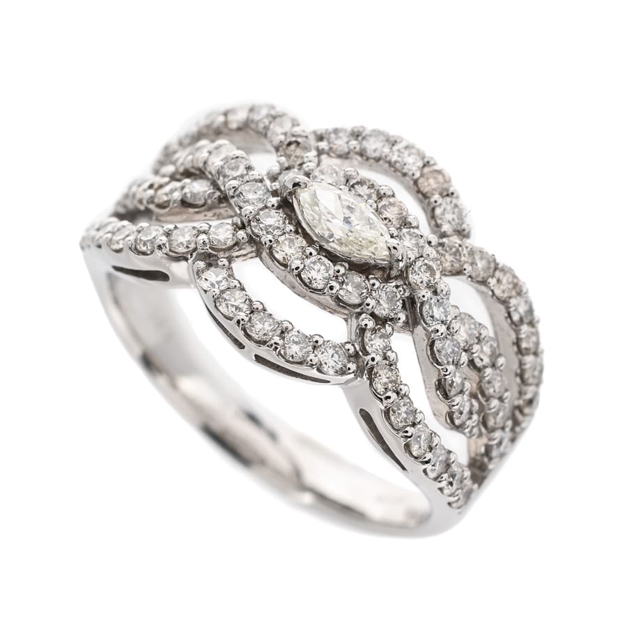 【中古A品】  ノンブランドジュエリー ダイヤ リング   プラチナ900 元町本店