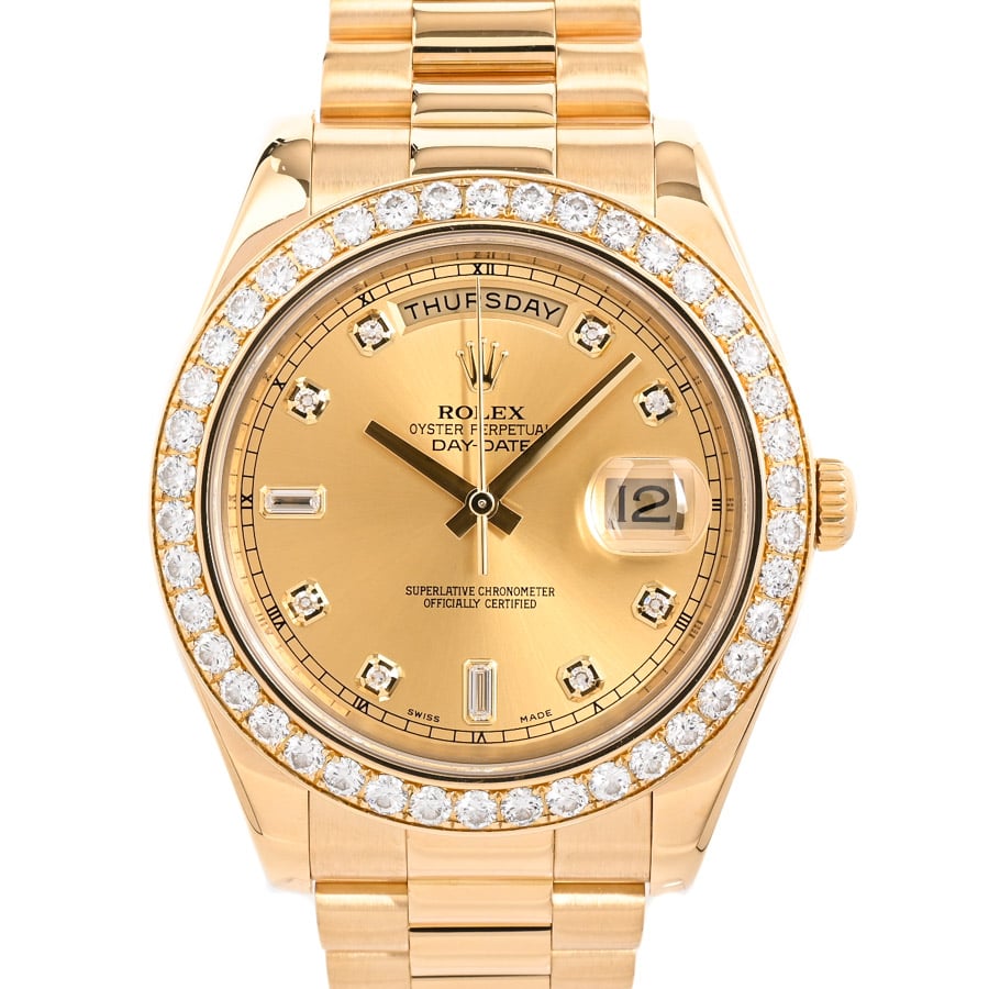 【中古A品】  ロレックス デイデイト2  218348A イエローゴールド 横浜関内店