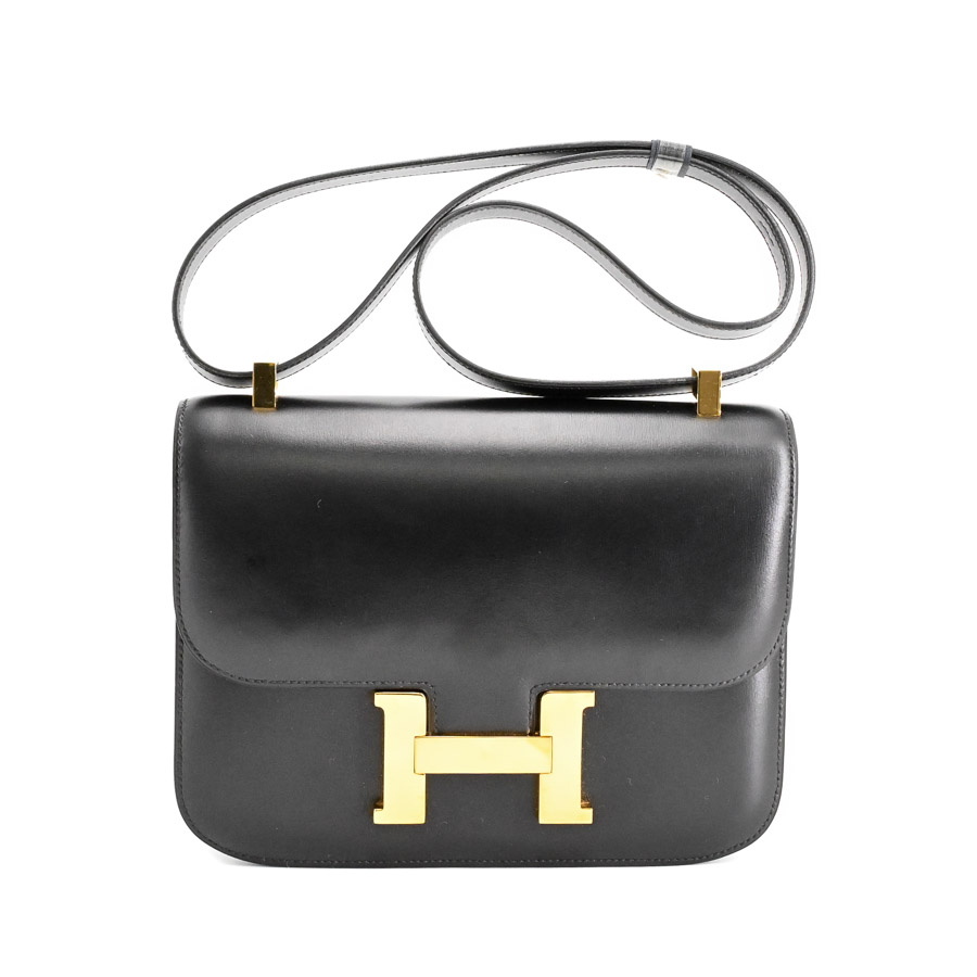 【中古A品】  エルメス コンスタンス23   ボックスカーフ 銀座